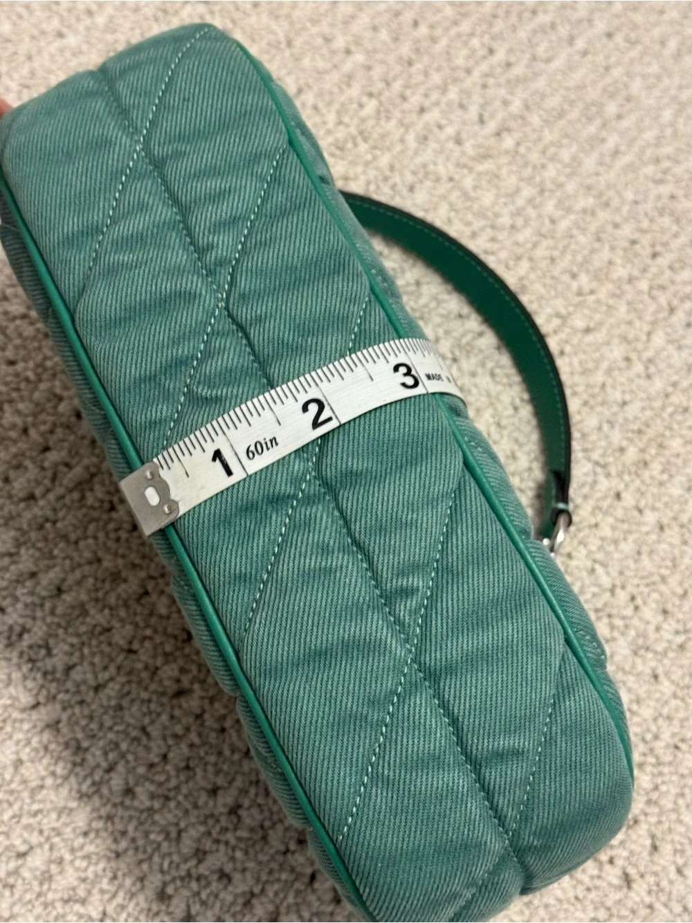 Coach Teri Shoulder Green Bag